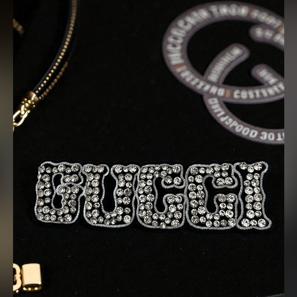 . Accessories - 👀Beautiful Black and Silver Women's Rhinestone sew on patch👀